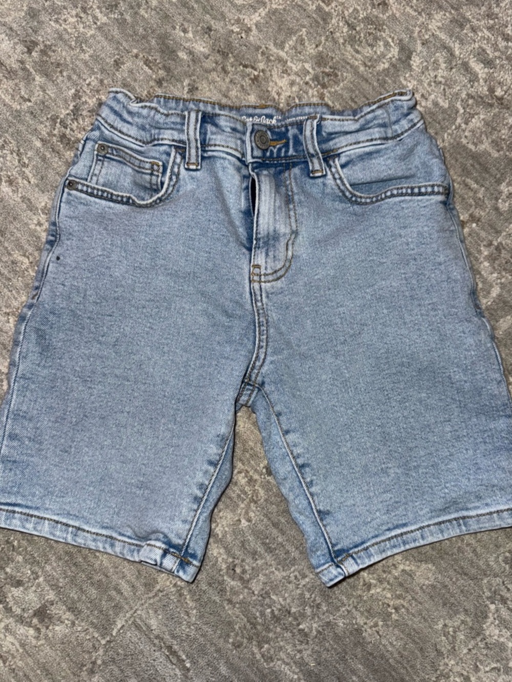 Boys Cat & Jack Light Blue Relaxed Tapered Denim Shorts